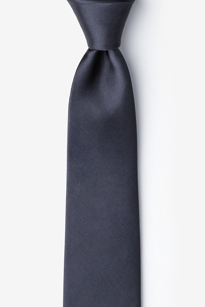 Charcoal Skinny Tie Photo (0)