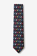 Guitar God Charcoal Skinny Tie Photo (1)