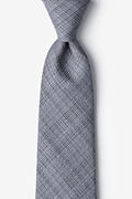 Java Charcoal Extra Long Tie Photo (0)