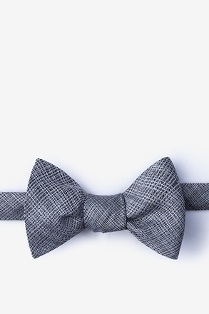 Java Charcoal Self-Tie Bow Tie