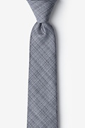 Java Charcoal Skinny Tie Photo (0)