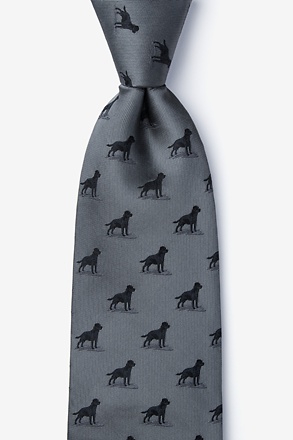 Labrador Charcoal Tie