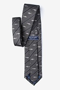 Shark Infested Waters Charcoal Tie Photo (1)