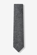 Briggs Charcoal Skinny Tie Photo (1)
