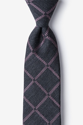 _Charcoal Turin Square Tie_