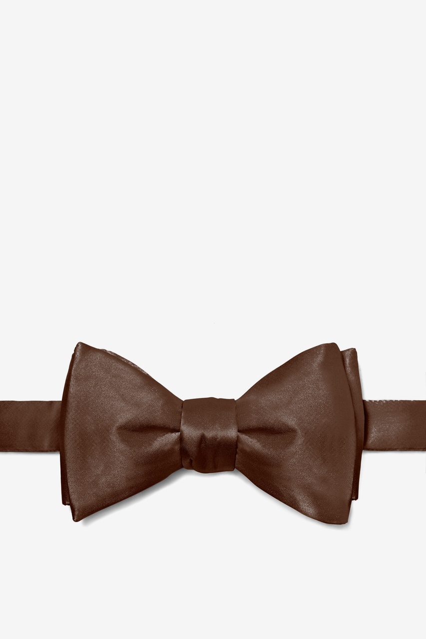 Chestnut Self-Tie Bow Tie Photo (0)