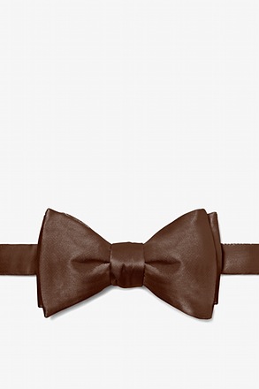 Chestnut Self-Tie Bow Tie
