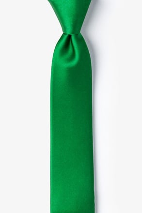 Christmas Green 2.25" Skinny Tie