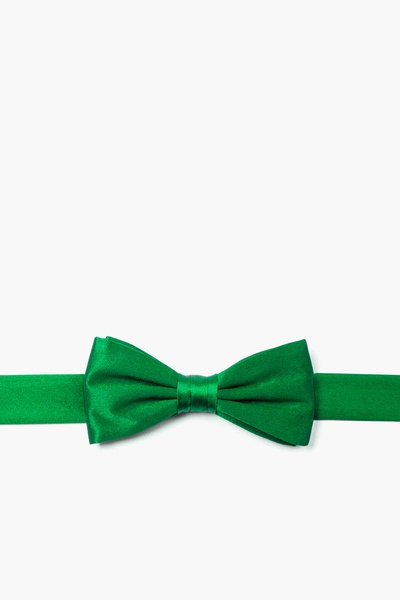 Christmas Green Silk Christmas Green Bow Tie For Boys