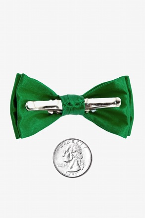 Kelly Green Silk Kelly Green Bow Tie For Infants