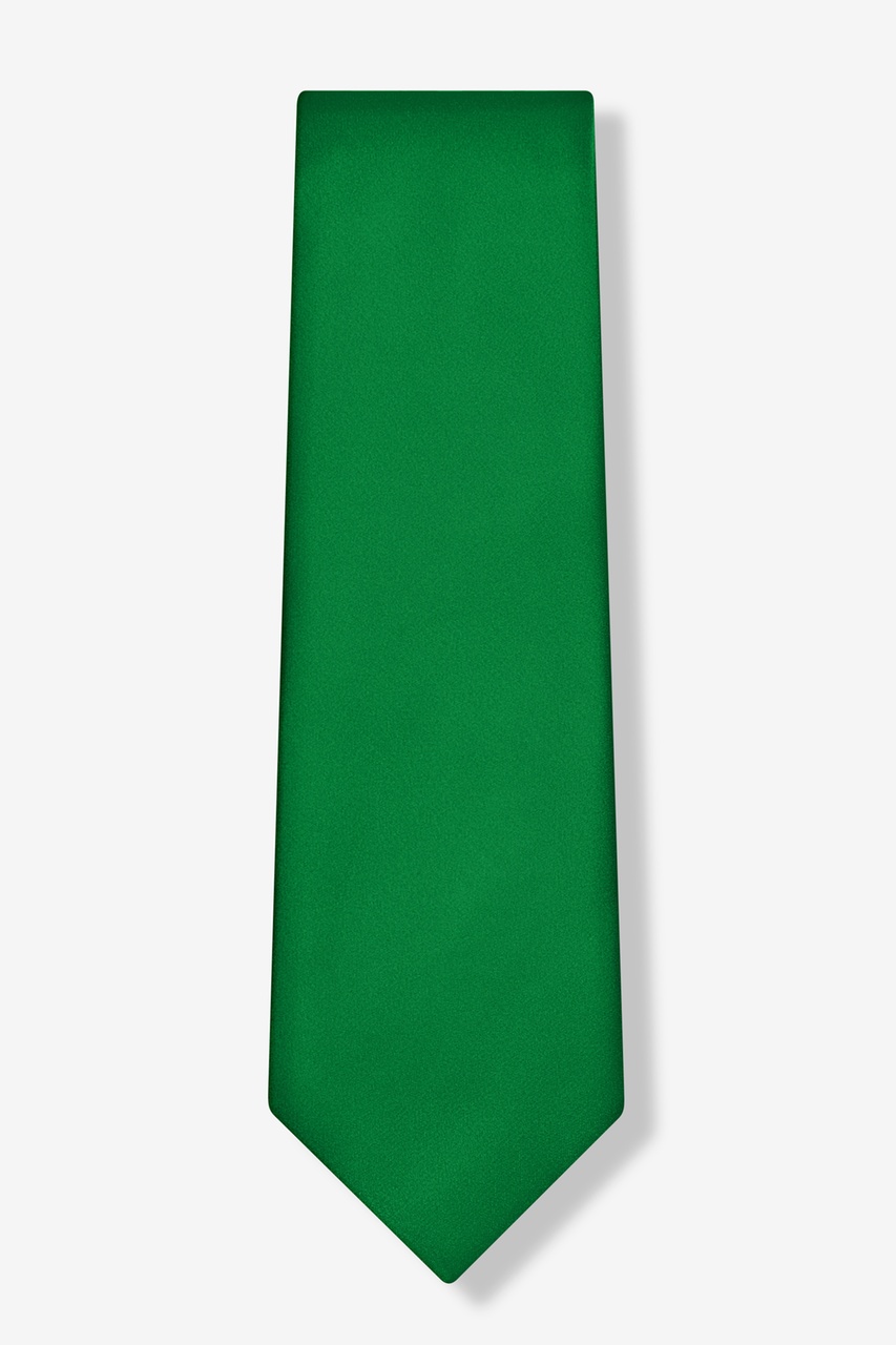 Christmas Green Extra Long Tie Photo (1)