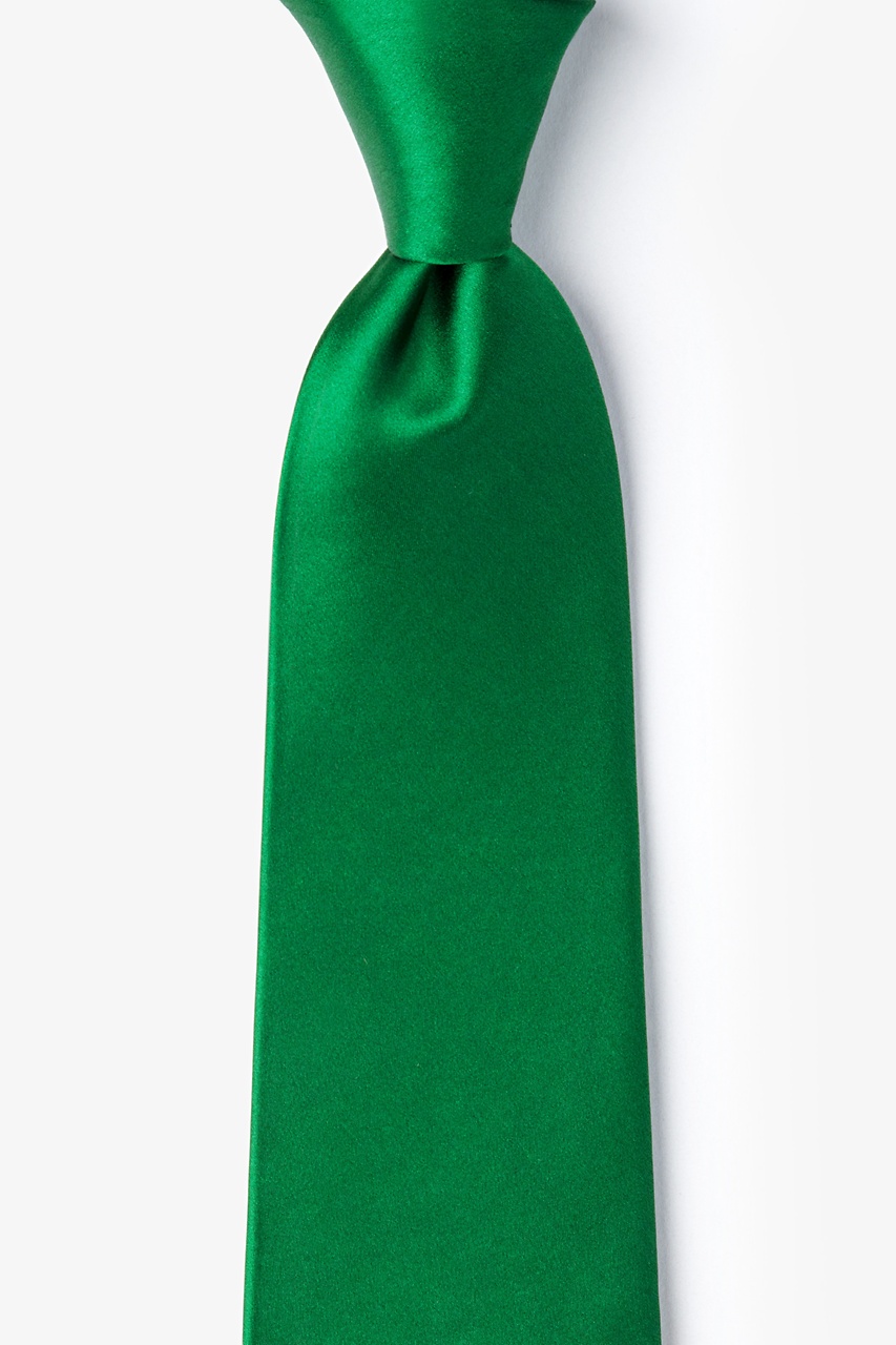 Christmas Green Extra Long Tie Photo (0)