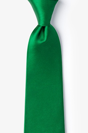 Christmas Green Extra Long Tie