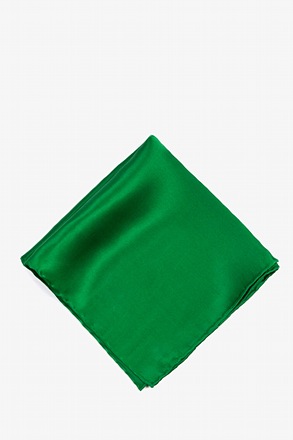 _Christmas Green Pocket Square_