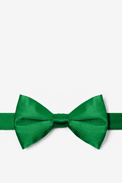 Christmas Green Silk Christmas Green Pre-Tied Bow Tie