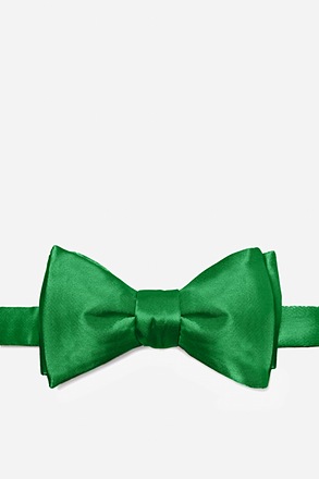 Christmas Green Self-Tie Bow Tie