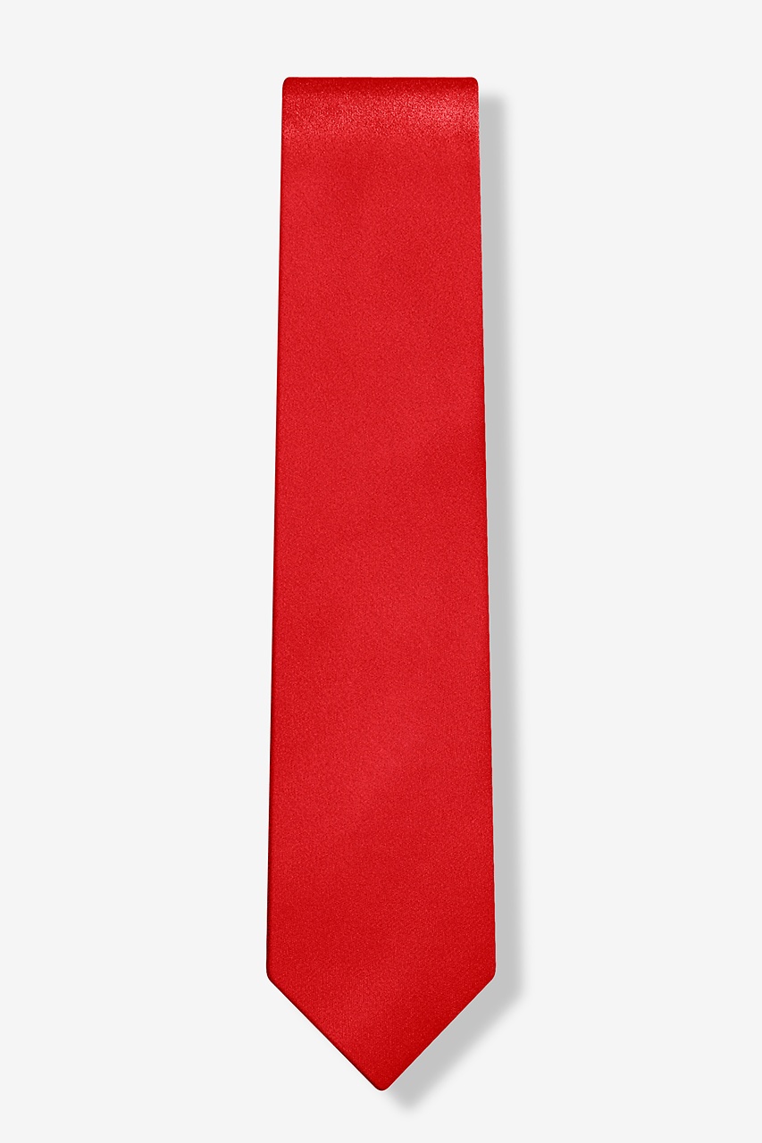 Christmas Red 2.25" Skinny Tie Photo (1)