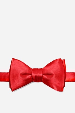 Christmas Red Self-Tie Bow Tie