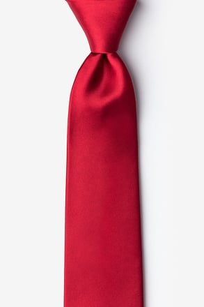 _Christmas Red Tie For Boys_
