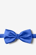 Classic Blue Pre-Tied Bow Tie Photo (0)