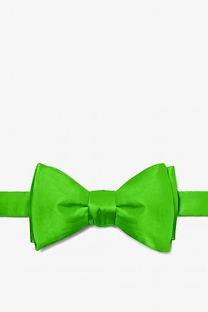 Classic Green Self-Tie Bow Tie