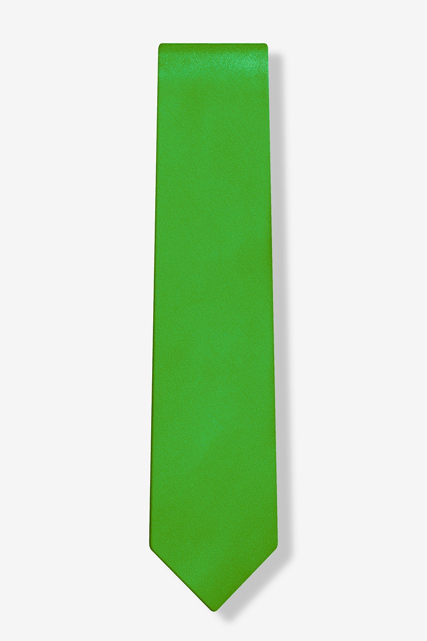 Classic Green Tie For Boys Photo (1)