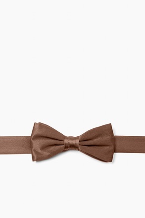 Cocoa Brown Bow Tie For Boys