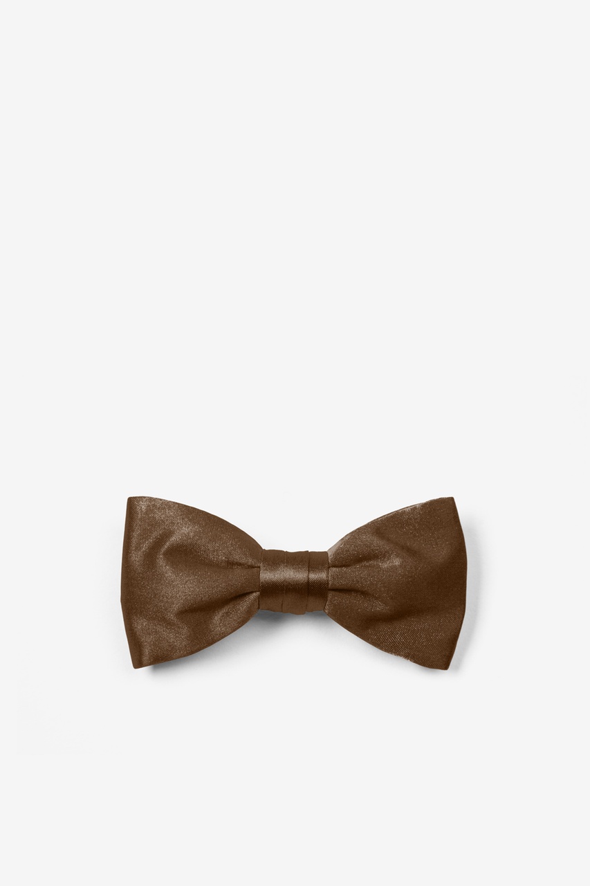 Cocoa Brown Bow Tie For Infants Photo (0)