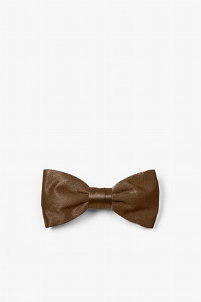 Cocoa Brown Bow Tie For Infants