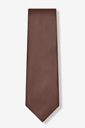 Cocoa Brown Extra Long Tie Photo (1)