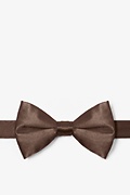 Cocoa Brown Pre-Tied Bow Tie Photo (0)