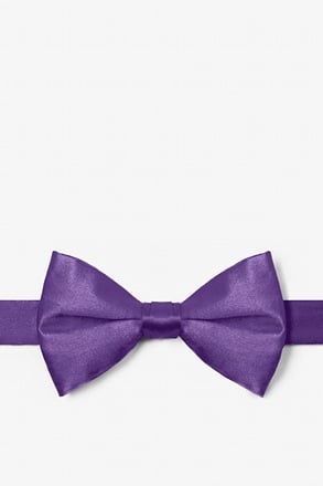 Concord Grape Pre-Tied Bow Tie
