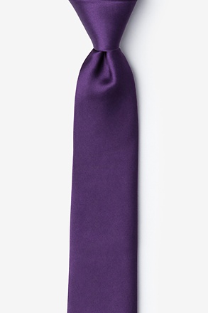 Concord Grape Skinny Tie