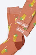 Mint Julep Please Coral Small-Medium Sock Photo (1)