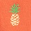 Coral Carded Cotton Pine & Dandy Small-Medium Sock