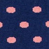 Coral Carded Cotton Power Dots