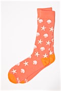Shell Yeah Sea Shells Coral Medium-Large Sock Photo (0)