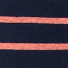 Coral Carded Cotton Virtuoso Stripe Medium-Large Sock