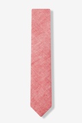 Coral Catalina Skinny Tie Photo (0)