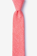 Denver Coral Skinny Tie Photo (0)