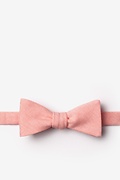 Tioga Coral Skinny Bow Tie Photo (0)