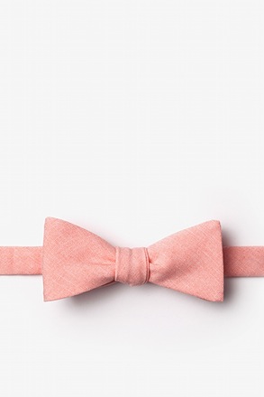 _Tioga Coral Skinny Bow Tie_