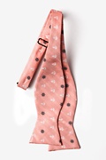 Anchors & Ships Wheels Coral Self-Tie Bow Tie Photo (1)