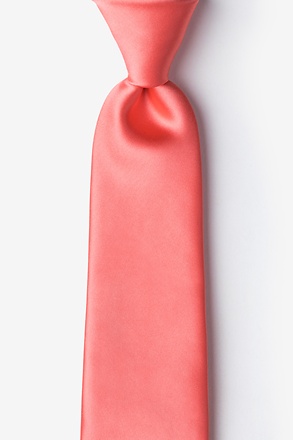 _Coral Extra Long Tie_