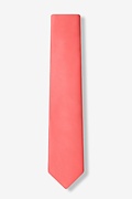 Coral Skinny Tie Photo (1)