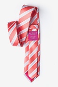Jefferson Stripe Coral Tie For Boys Photo (1)