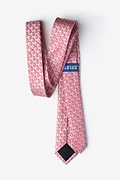 Seahorses Coral Skinny Tie Photo (2)