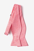 Small Anchors Coral Self-Tie Bow Tie Photo (1)