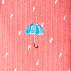 Coral Microfiber Umbrellas Skinny Tie