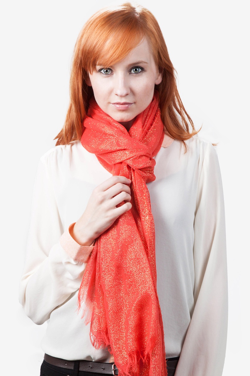 Coral Twinkle Scarf Photo (2)